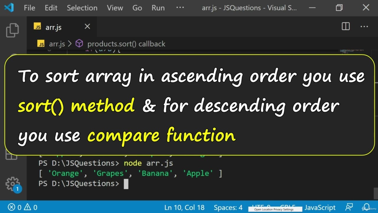 How to Sort an Array in JavaScript: A Complete Guide