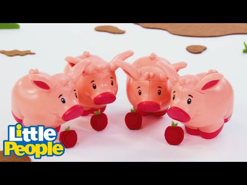 ⭐️ Let's Meet & Feed the Farm Animals 🐷🐔🐴 @littlepeople Season ⭐️ - Kids TV Series, Kingdom Kids Zone - Little People - Fisher Price