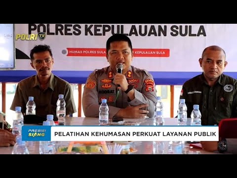 POLRES KEPULAUAN SULA GELAR PELATIHAN KEHUMASAN PERKUAT LAYANAN INFORMASI PUBLIK