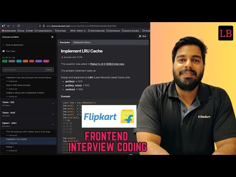 Implement LRU cache in JavaScript | Flipkart's frontend interview question