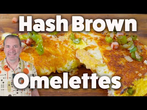 Quick and Easy Hash Brown Omelettes - Blackstone Griddle