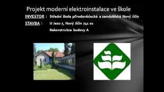 preview picture of video 'Projekt moderní elektroinstalace ve škole'