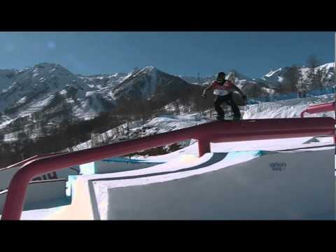 Sage Kotsenburg Wins First Olympics  Slopestyle Gold Winning Run