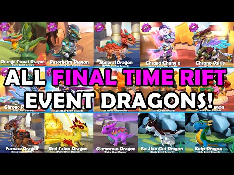 2 CASTLE EVENTS + 2 DIVINE CHESTS?! ALL FINAL TIME RIFT Event Dragons REVEALED! - DML #1399
