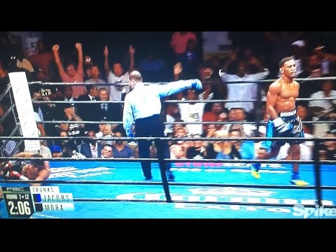 SPIKE: Danny Jacobs vs Sergio Mora 2 FULL FIGHT CHAT | Miracle Man Latin Snake CHARMER