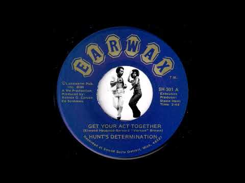 Hunt's Determination - Get Your Act Together [Earwax] 1978 Modern Soul Disco Funk 45