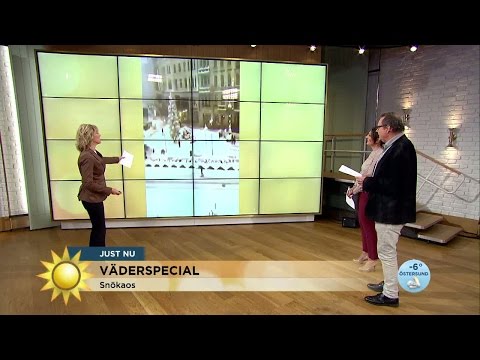Så länge stannar snökaoset - Nyhetsmorgon (TV4)