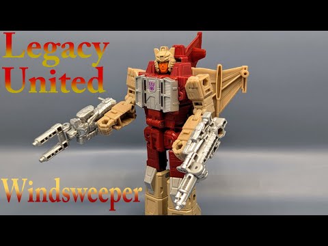 Chuck's Reviews Transformers Legacy United Doom and Destruction Windsweeper