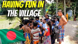 Everyday BANGLADESH VILLAGE LIFE 🇧🇩 Visiting Local Village School and Village Breakfast in Ekduaria