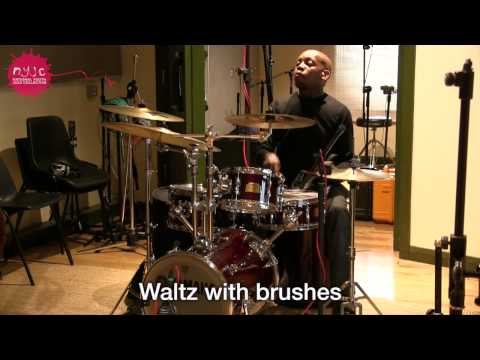 NYJC Glossary of Terms - Drum Grooves - Waltz with brushes