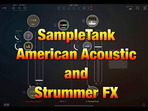 SampleTank American Acoustic played with 4Pockets Strummer FX - Brilliant Together