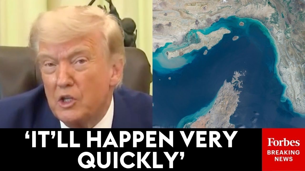 Video | Trump: 'The Hormuz Strait Will Open Immediately Upon Signing' Peace Deal With Iran