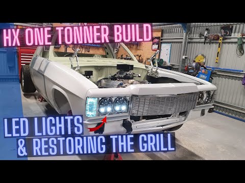 LED Lights and Restoring the Grill - HX One Tonner Build