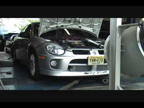 SRT-4 Precision 5431 turbo 18psi dyno pulls 325whp w/ clutch slip