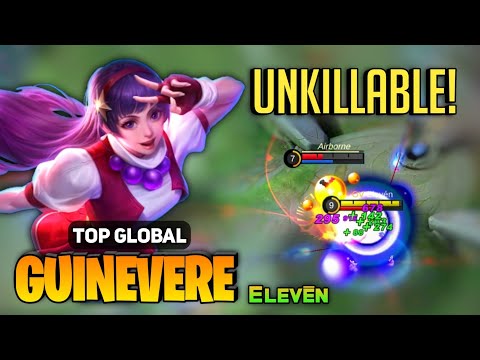 UNKILLABLE! Guinevere Perfect Gameplay [ Top Global Guinevere Best Build ] Elevén - Mobile Legends
