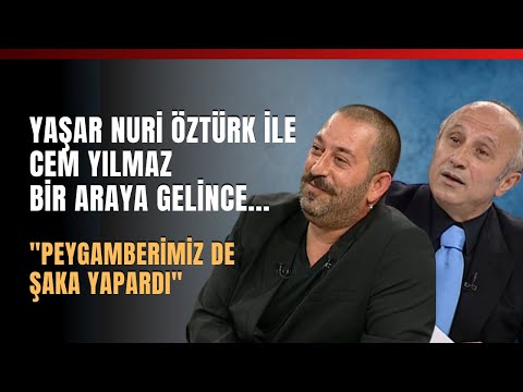 Yaşar Nuri Öztürk İle Cem Yılmaz Bir Araya Gelince... "Peygamberimiz De Şaka Yapardı"