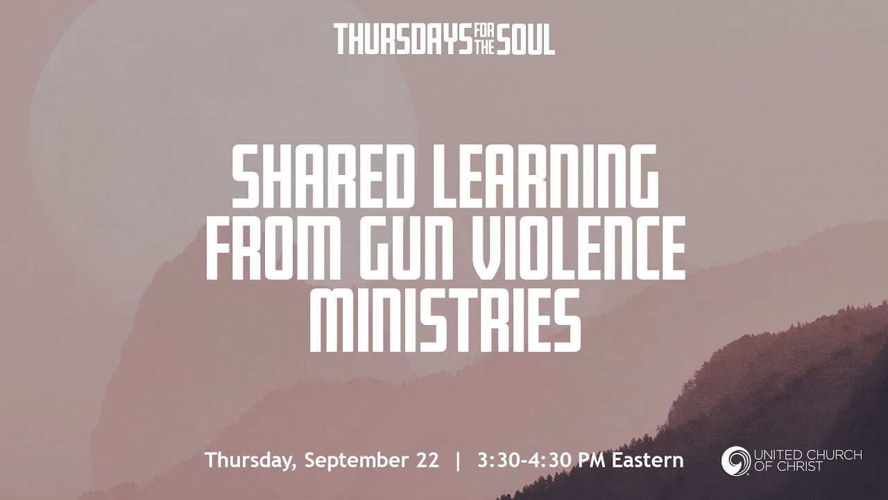 Shared Learning From the Gun Violence Ministries