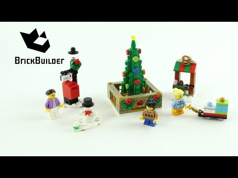 Vidéo LEGO Saisonnier 40263 : La place de Noël LEGO