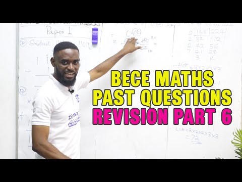 BASIC MATHS 2023 BECE PAST QUESTIONS AND ANSWERS | PART 6 | PAPER 2:41- 60| 2024 BECE REVISION CLASS