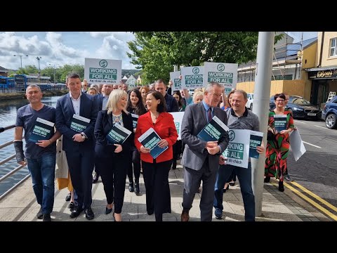 Real change is happening Mary Lou McDonald speaking at Sinn Féin local election Manifesto launch.