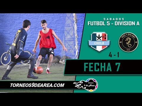Chil8 vs Piso y Encaro - Futbol 5 (Div A) - Fecha 7 - Torneos 9 de Area 🏆⚽️⭐️⭐️⭐️