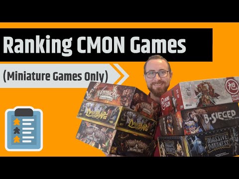 Ranking My CMON Games - Zombicide, Cthulhu Death May Die, Arcadia Quest and More!