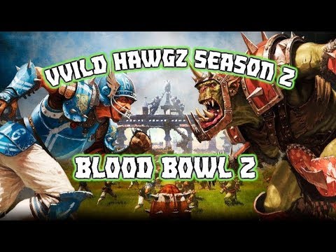 Sno's Miners vs Shadow's Rangers - VVild Hawgz League Game 1 // Blood Bowl 2