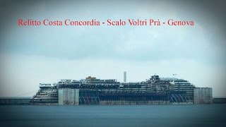 preview picture of video 'Relitto Costa Concordia attraccato nel porto di Genova 28.07.2014'