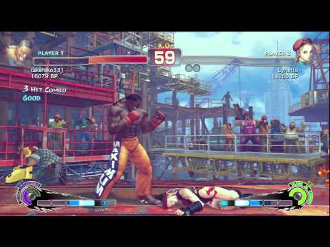 SSF4: Akimo (Dee Jay) VS Lynetto (Cammy)