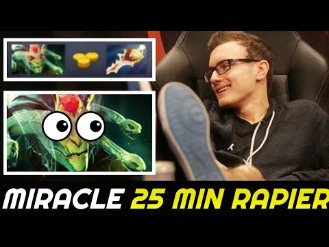 MIRACLE 25Min DIVINE RAPIER Medusa - 100% Destroy No Mercy Dota 2