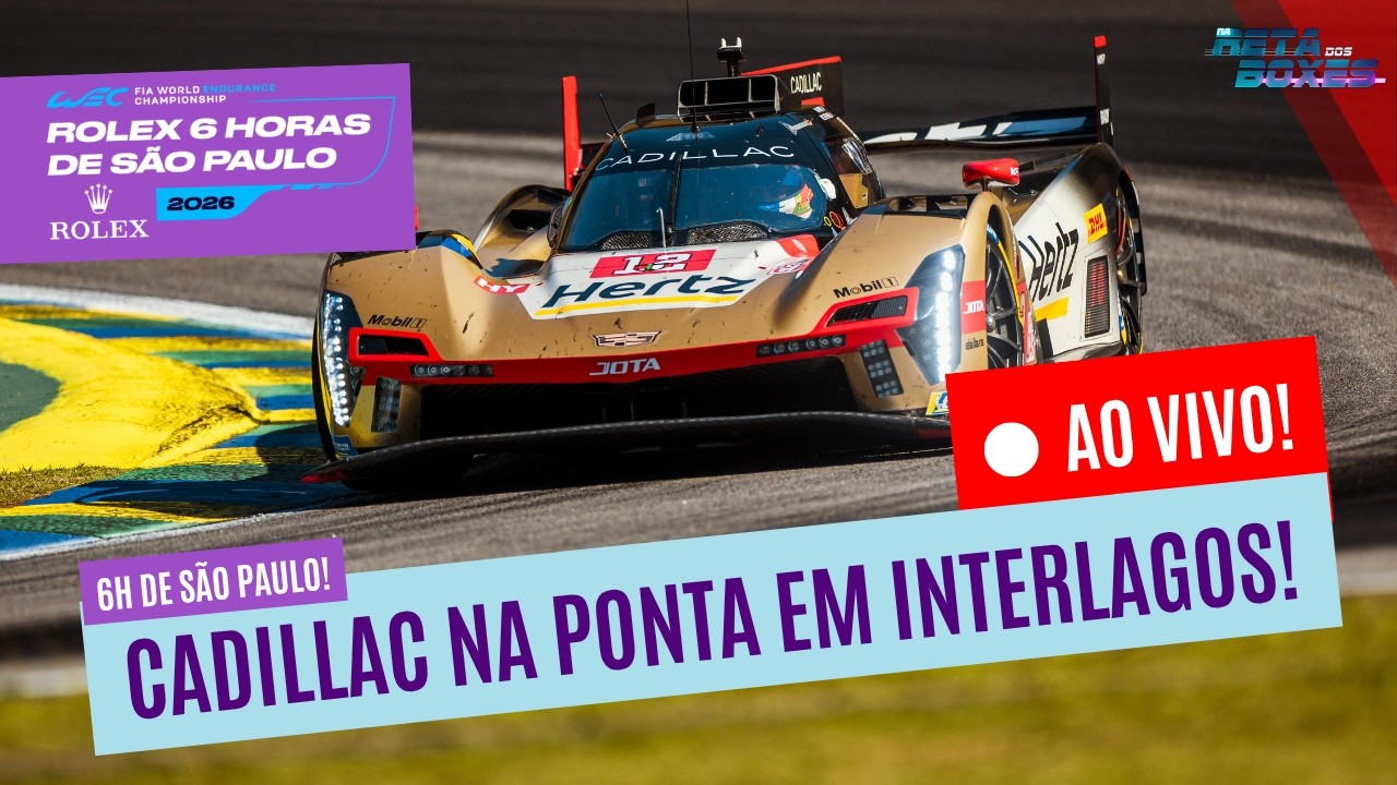 AO VIVO - 6 HORAS DE SÃO PAULO DO WEC! | NA RETA DOS BOXES