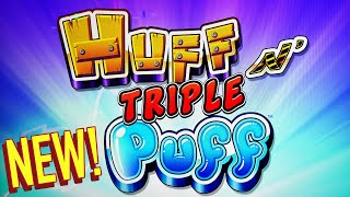 BIG WIN ON THE NEW Huff N' Triple Puff SLOTS!!!!