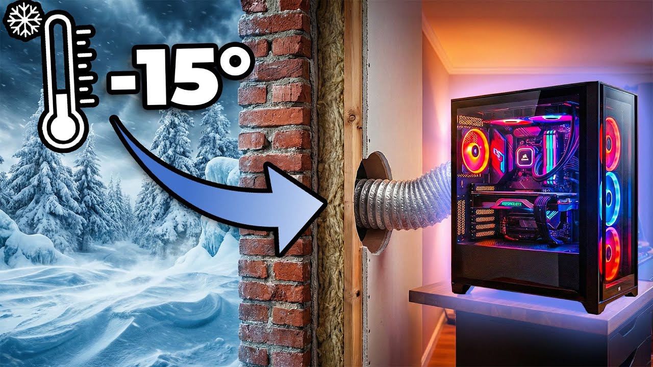 Cooling my PC with OUTSIDE....