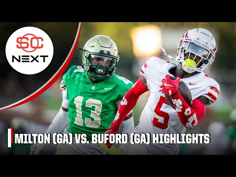 No. 11 Milton (GA) vs. No. 12 Buford (GA) | ESPN High School Kickoff | Full Game Highlights