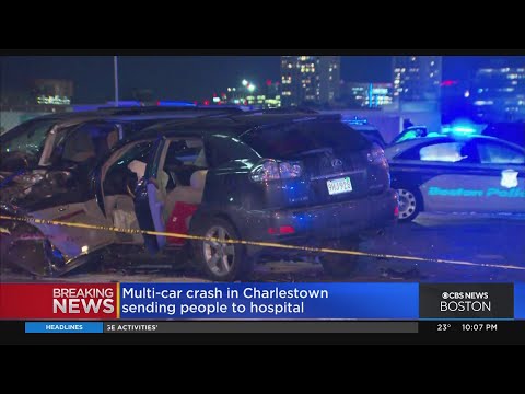 Multi-Car Crash Shuts Down Roads In Charlestown
