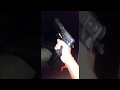 Long Magzine Pistol Firing