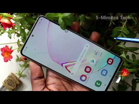 How to set face unlock in Samsung Galaxy Note 10 Lite