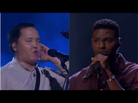 Bukhu Ganburged vs Johnny Manuel - Earth Song | The Voice Australia 9 (2020) | Battle Rounds