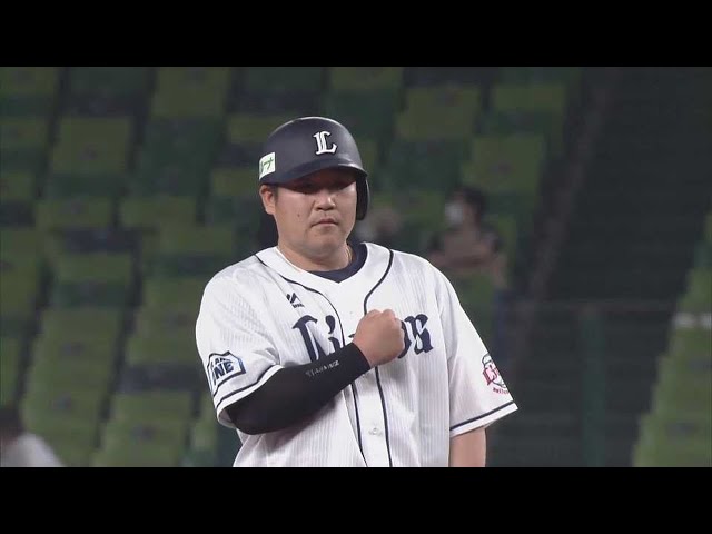 【5回裏】これぞ4番!! ライオンズ・中村のタイムリーヒットで勝ち越し!! 2021/5/21 L-F