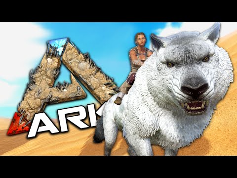 MAN'S BEST FRIEND - Taming a Dire Wolf - ARK Scorched Earth Gameplay #3