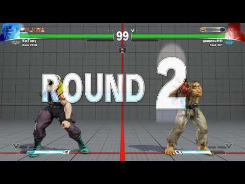 SFV~ Ryu (GameOuttt) vs. Nash (KwTong) HD 10