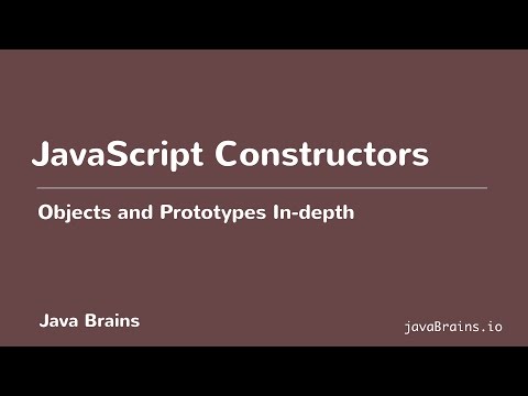 Objects and Prototypes In-depth 04 - JavaScript Constructors