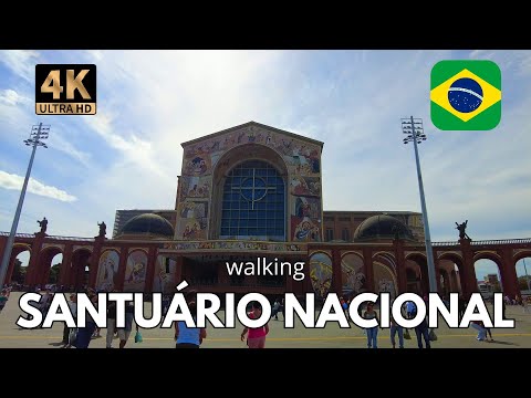[4K] SANCTUARY OF APARECIDA - A tour of the largest church of Brazil