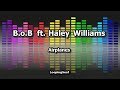 B.o.B ft. Hayley Williams - Airplanes - Karaoke