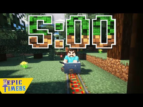 Minecraft minecart 5 Minute Timer with music