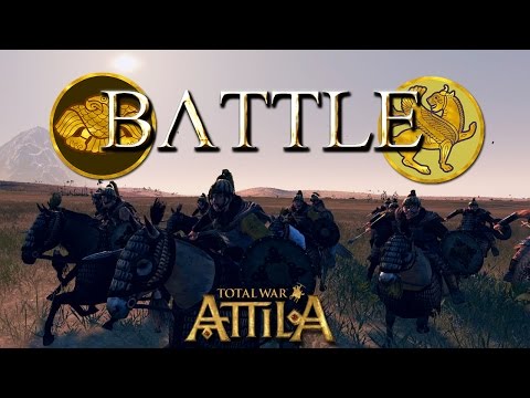 Total War Attila Patch 2 Battle 1 - Huns vs Sassanids - Maximus vs Blademaster