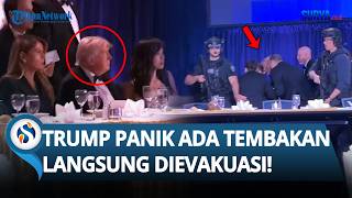 Detik-detik Trump Panik saat Ada Tembakan Beruntun Pecah di Acara Makan Malam