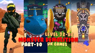 Monster Demolition- Giants 3D | Level 72-82 | Gameplay | Playstore Games| Android iOS |(Uk Games)#10