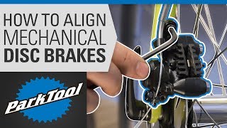 How to Align a Mechanical Disc Brake on a Bike