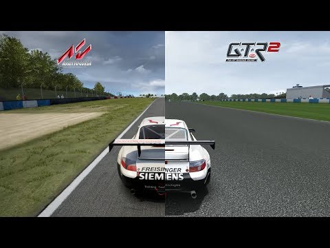 Assetto Corsa vs. GTR 2 - Porsche 996 RSR @ Donington